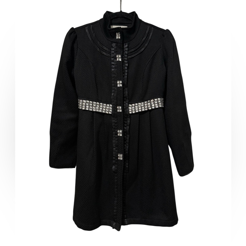 Boston Proper Embellished Peacoat Jacket (Size XS)